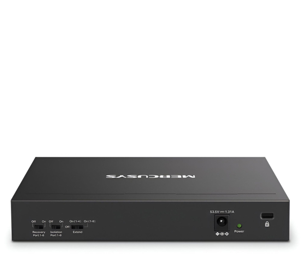 Mercusys MS110P (10x10/100Mbit) 8xPoE+ - 1321862 - zdjęcie 3